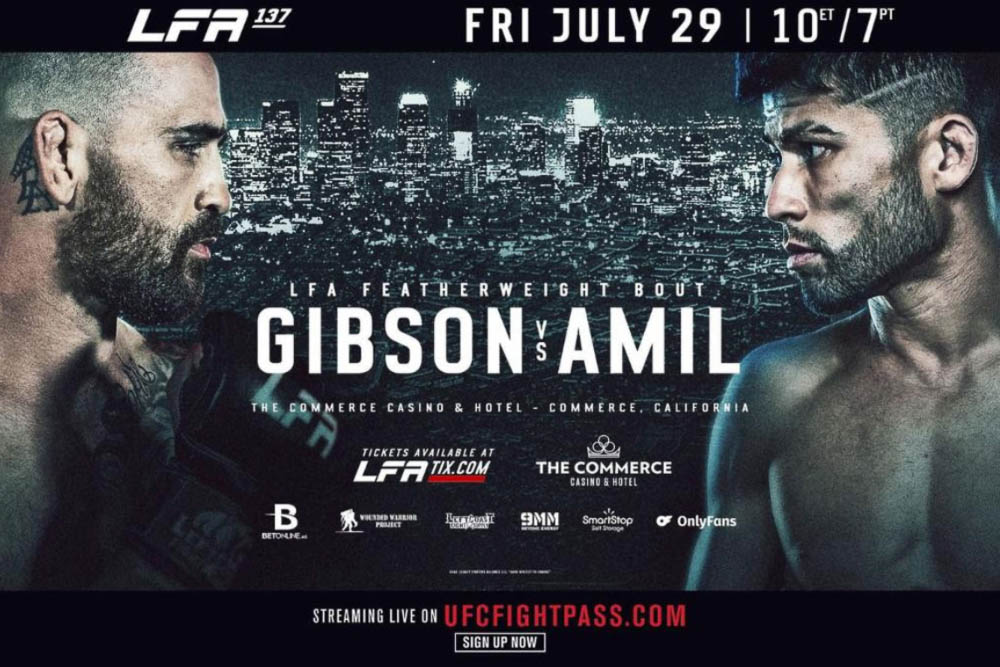 Chase Gibson vs. Hyder Amil headlines LFA 137 on July 29