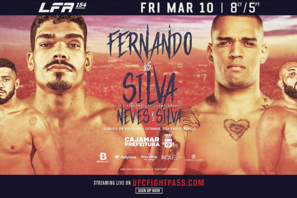 LFA brings championship doubleheader to Brazil at LFA 154