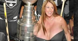 Liddell treats Stanley Cup like a dirty whore, with Oompa Loopa assistance