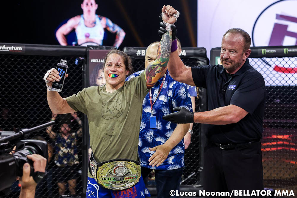 Bellator 294 results: Liz Carmouche retains title with fourth-round submission of DeAnna Bennett