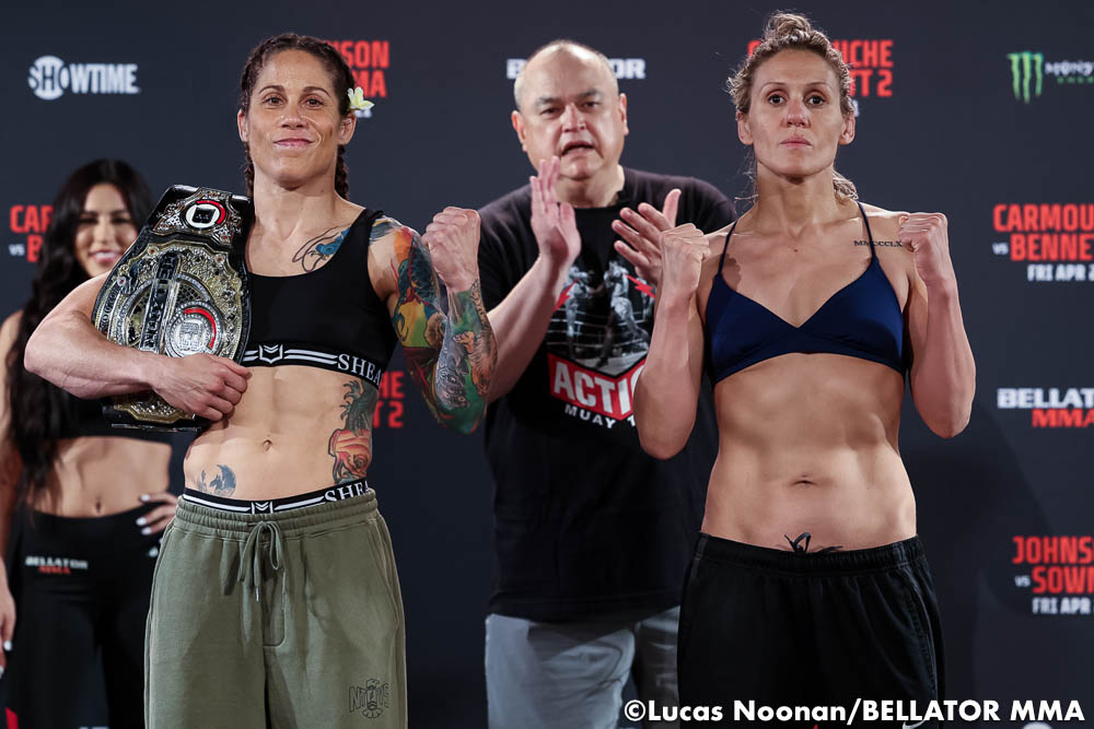 Photos: Bellator 294 ceremonial weigh-ins, faceoffs
