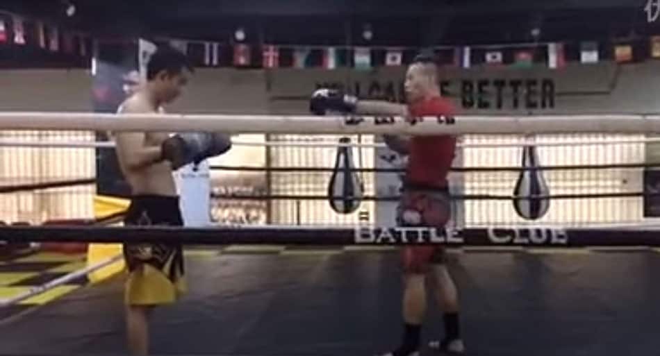 Tough guy wannabe challenges Muay Thai instructor – BAD idea
