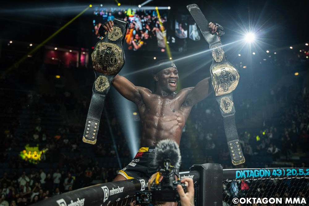 OKTAGON 42 results: Losene Keita stops Jakub Tichota to become two-weight champion