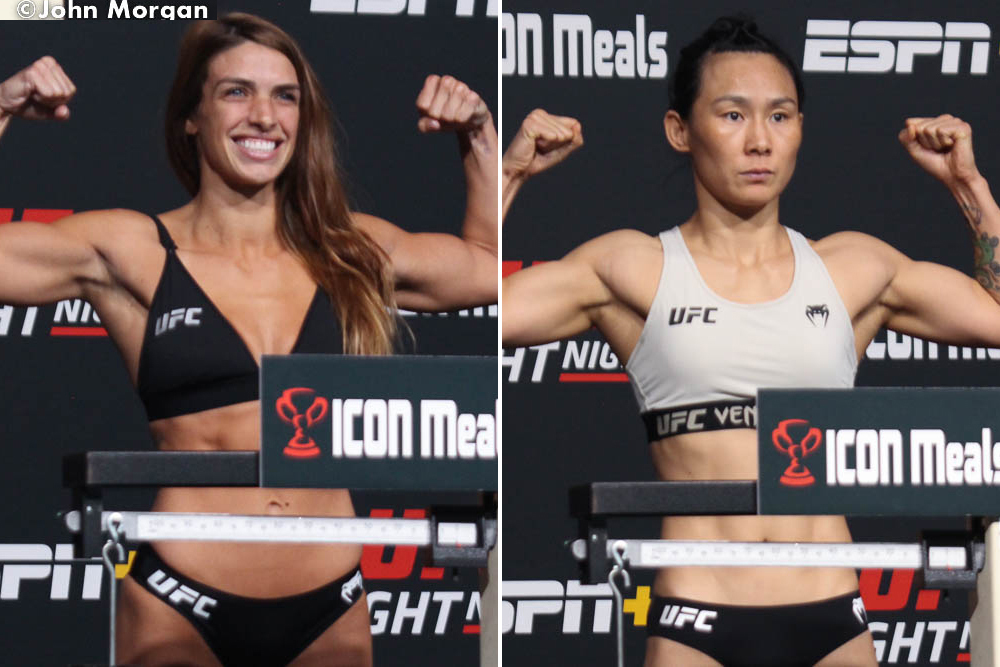UFC Fight Night 211 official weigh-in results: One fight scratched before scales, but headliner cleared