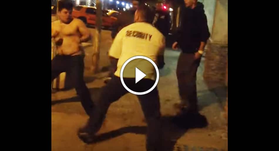 Man assaults bouncer – regrets it