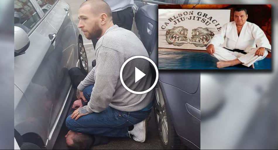 Man uses Jiu-Jitsu to save woman from knife wielding attacker