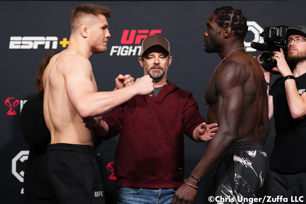 Photos: UFC on ESPN 46 ceremonial weigh-ins, faceoffs
