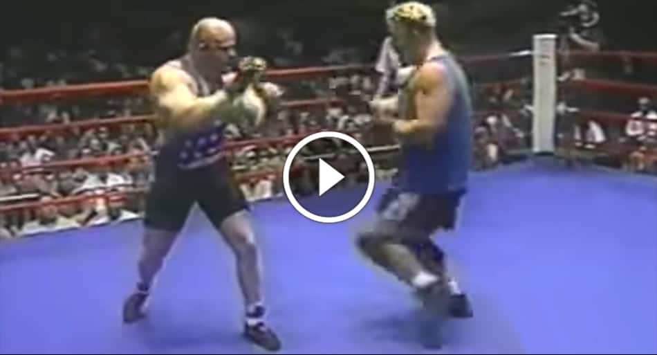 Massive powerlifter fights in MMA – does not last long
