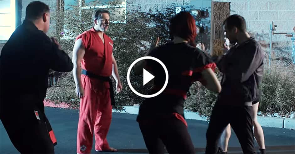 Master Ken has a dojo showdown