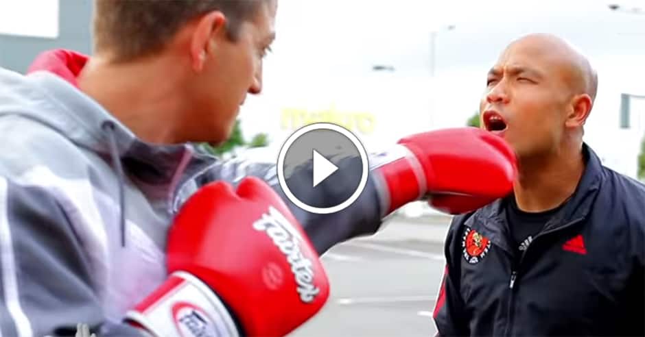 Master Wong shows how to use Wing Chun to destroy a boxer