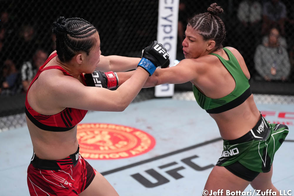 UFC on ESPN 34 bonuses: Mayra Bueno Silva, Wu Yanan walk away with ‘Fight of the Night’