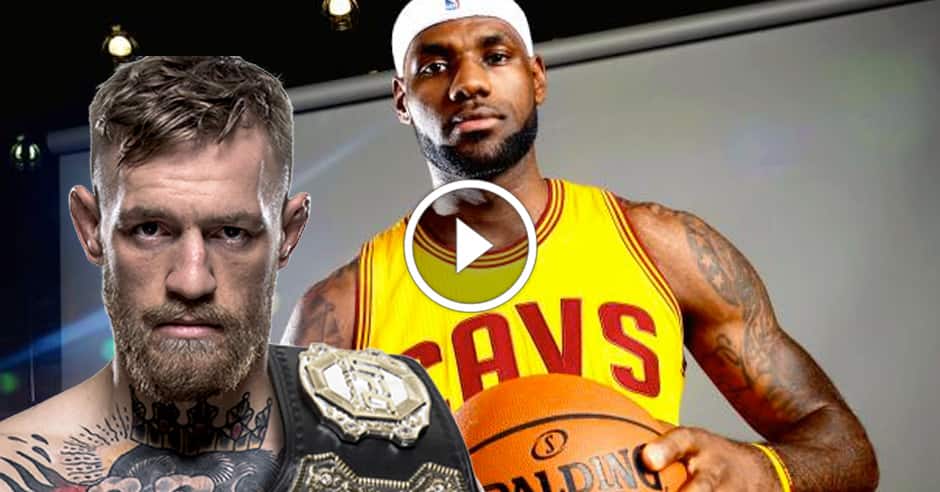 Lebron James’ inspiring words to Conor McGregor
