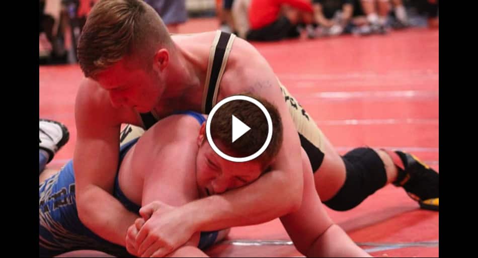 Michael Bisping’s son shows off his grappling skills