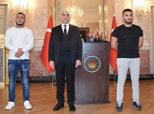 Two MMA fighters honored for heroism in Vienna terror attack