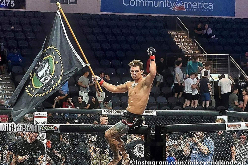 Mike England no longer knocking, ready to kick in the door of the UFC