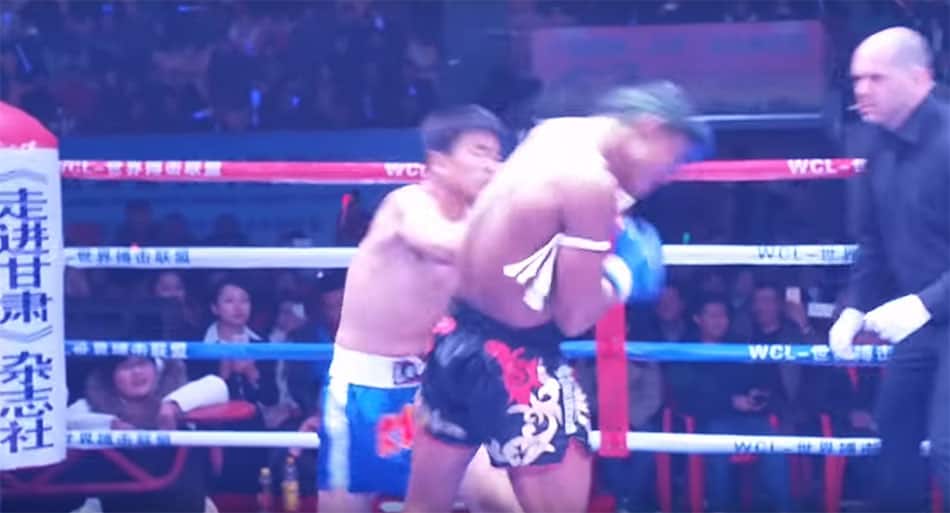 Millionaire pays HUGE money to fight Muay Thai legend – makes it to round 2!?