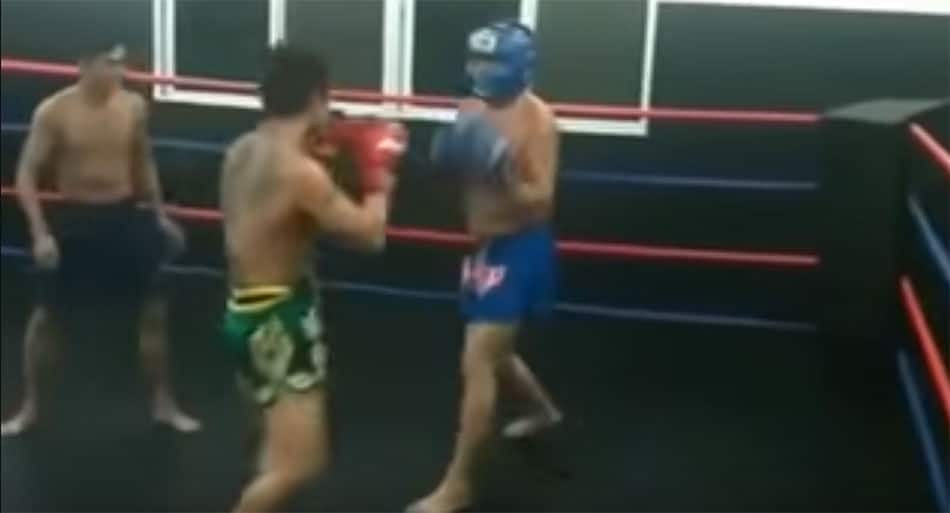 Street fighter walks into Muay Thai school – challenges instructor to a fight