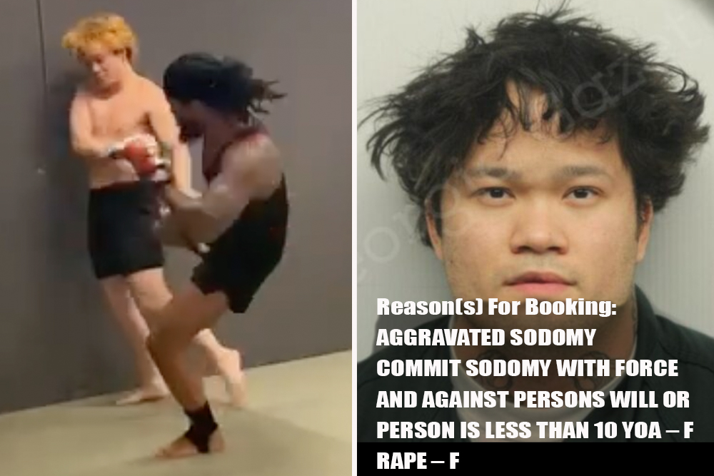 Watch sex crime arrestee beaten down in dojo storm