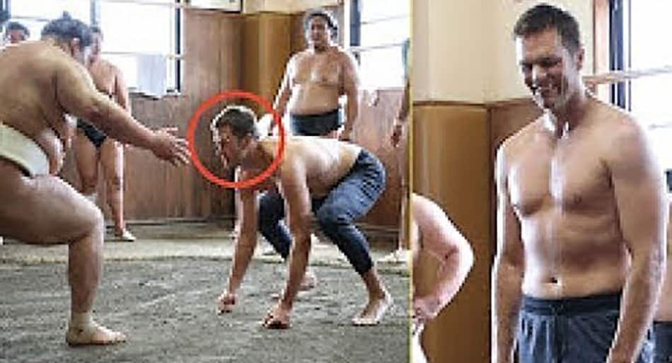 NFL quarterback Tom Brady vs. Sumo wrestler