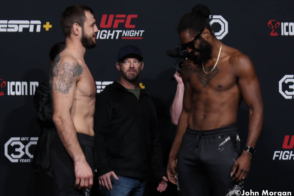 Photos: UFC Fight Night 220 official weigh-ins, faceoffs