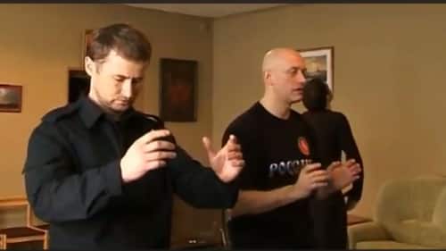 No contact combat against weapons?