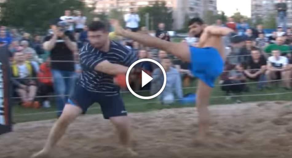 Novice fights two MMA fighters back to back
