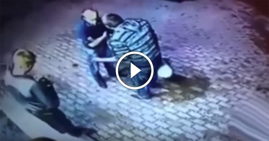 Older retired boxer accosted by 2 guys on the street – escalates quickly