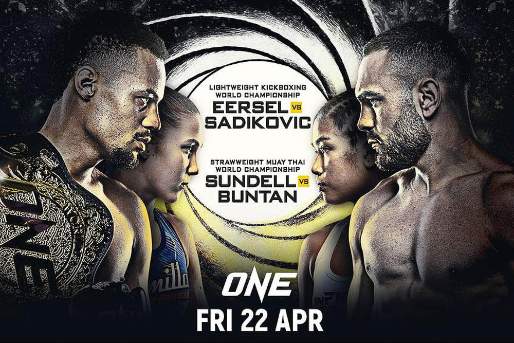 Full lineup announced for ‘ONE: Eersel vs. Sadikovic’ on April 22