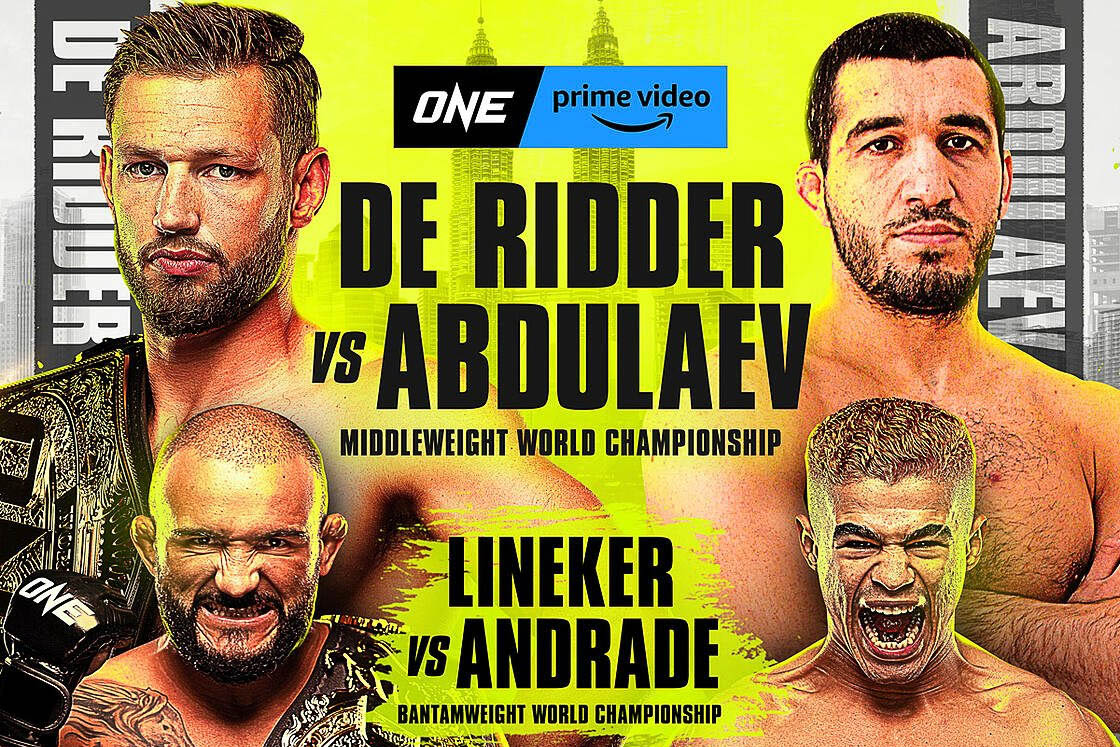 Reinier de Ridder vs. Shamil Abdulaev, John Lineker vs. Fabricio Andrade MMA world title fights top ONE on Prime Video 3