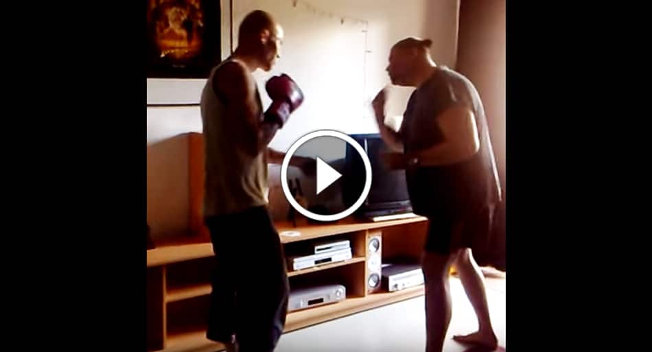 Over-sized meathead claims he can take guy’s hardest punch