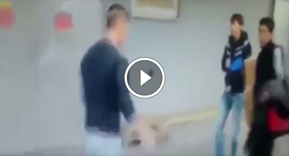 Bully starts a fight he can’t finish