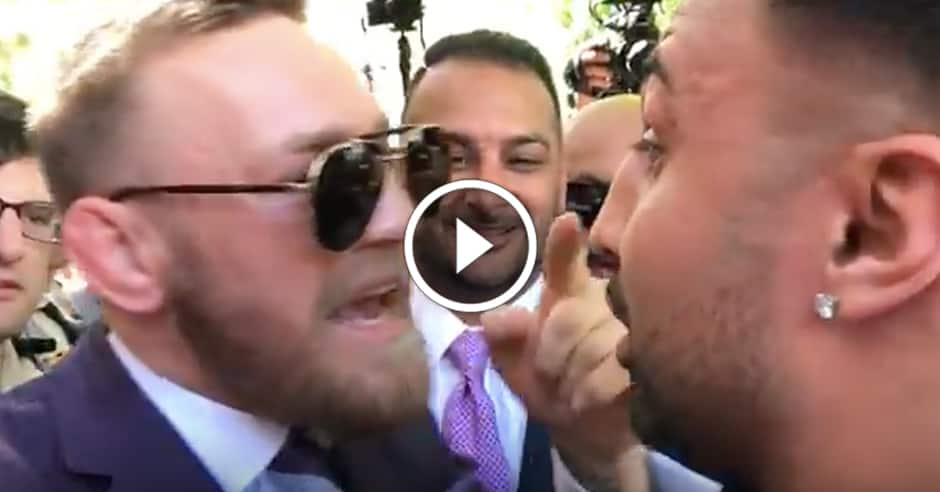 McGregor, Malignaggi have heated confrontation