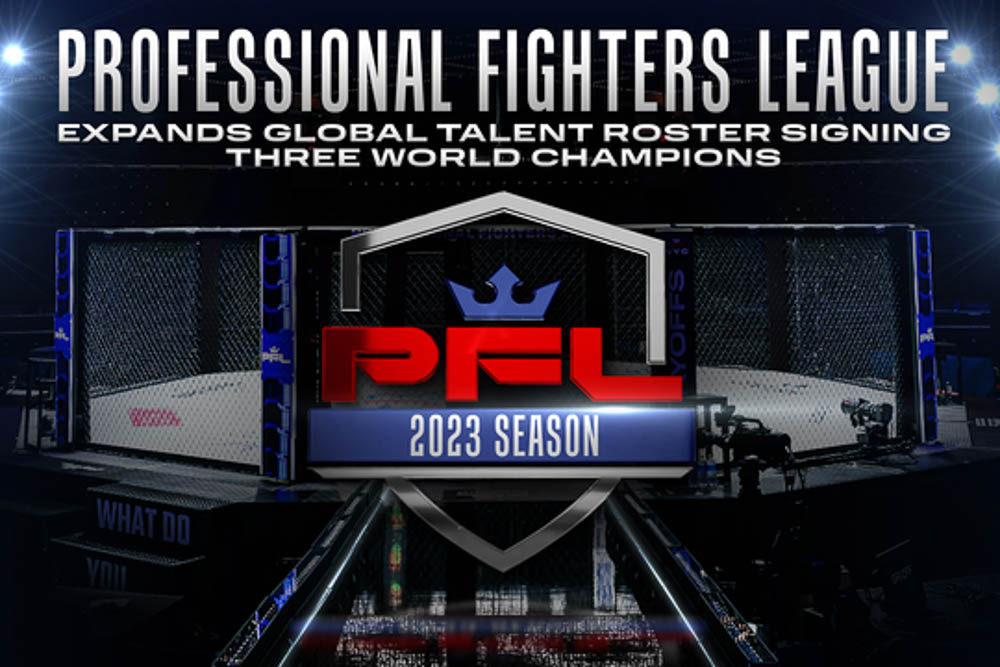 Professional Fighters League expands global talent roster by signing three world champions