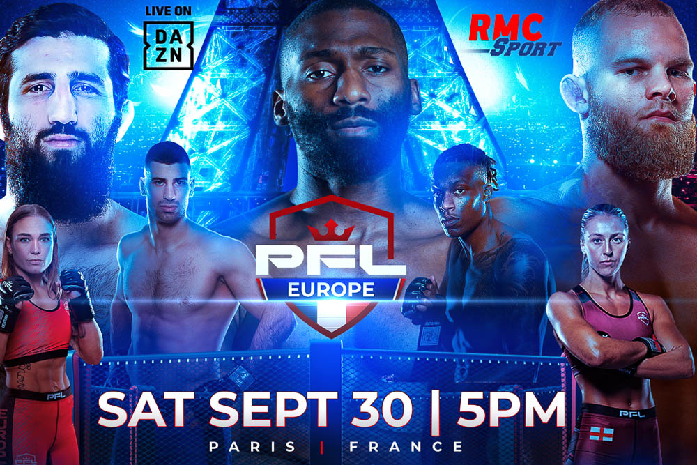 PFL Europe announces huge card for playoffs in Paris, live on DAZN