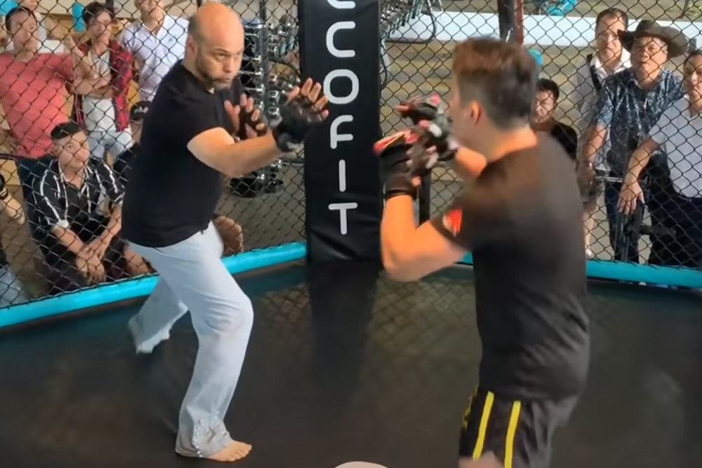 Wing Chun master vs. MMA sees knockdown in 47 seconds