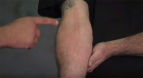 Weird pressure point energy strike