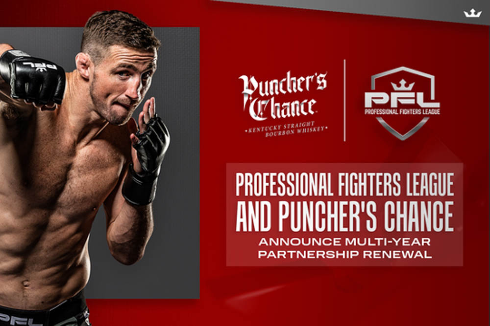 PFL, Wolf Spirit’s Puncher’s Chance Bourbon go another round with multi-year partnership renewal