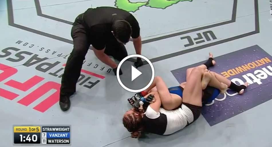 Waterson chokes out Van Zant in the first round