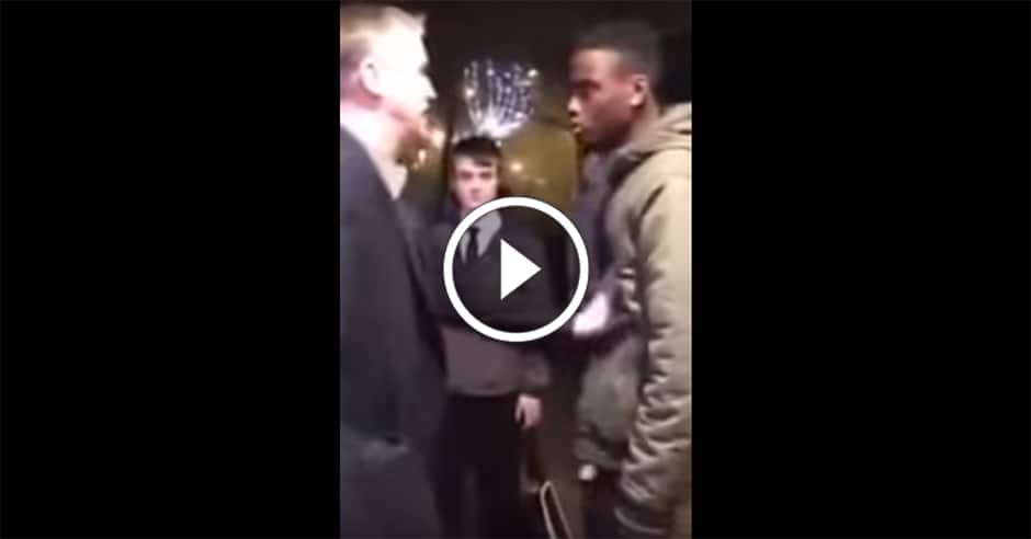 Racist bully taught a lesson he won’t forget