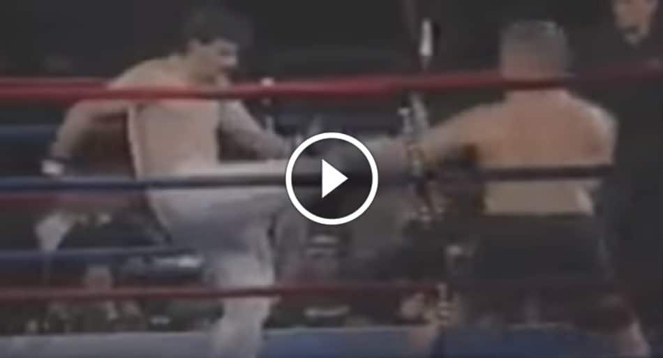 Karate noob vs. street fighter – someone gets SMOKED