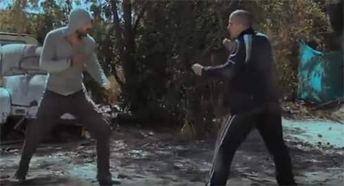 Realistic Jiu-Jitsu in crazy fight scene