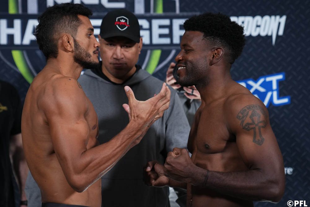 Photos: PFL Challenger Series 4 weigh-ins, faceoffs