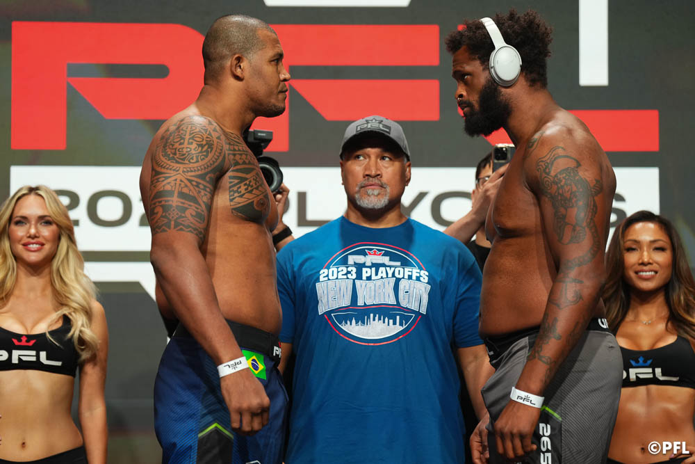 Photos: 2023 PFL 8 ceremonial weigh-ins, faceoffs