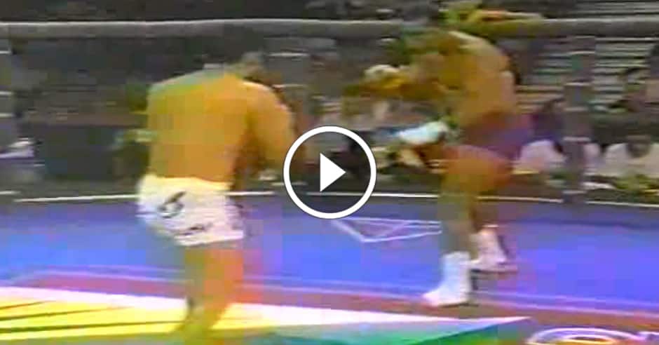 Old school: Renzo Gracie vs boxer who outweighs him by 40 pounds