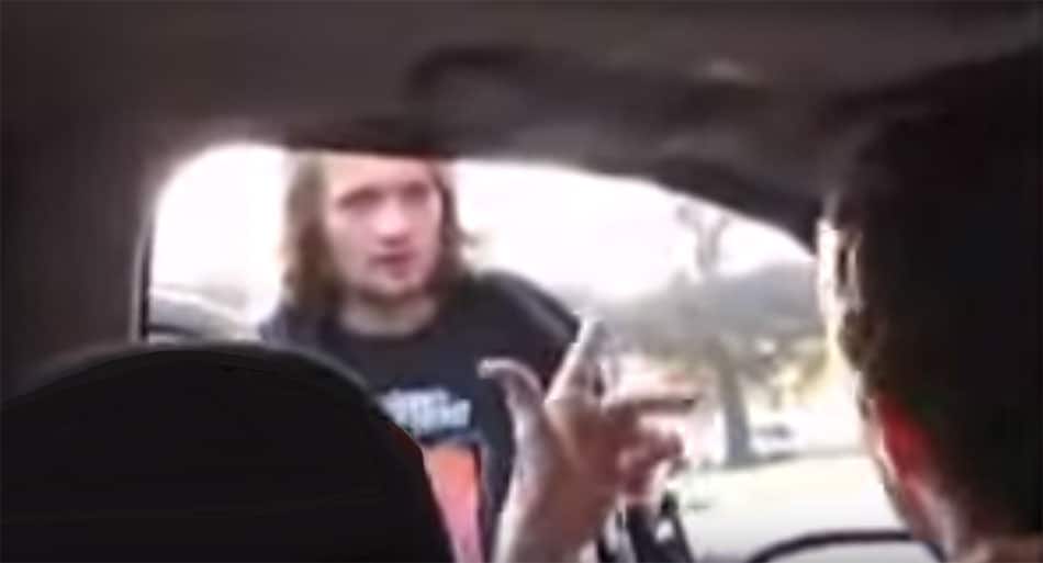 Crazy road rager starts a fight and gets a double-dose of karma