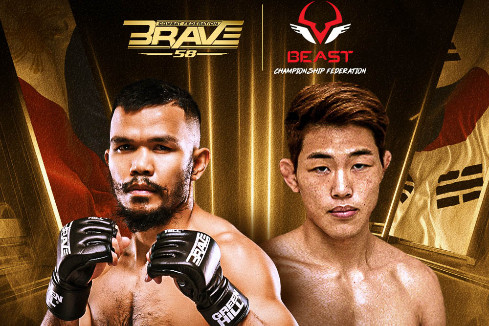 4-time UFC vet Rolando Dy among first three fights announced for BRAVE CF 58 in Korea