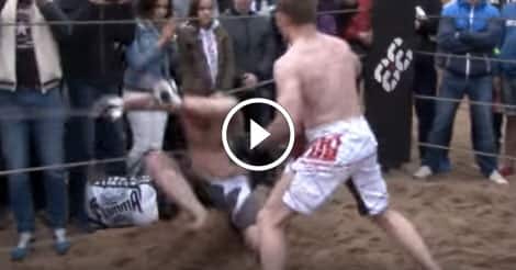 Fight fan vs. trained fighter