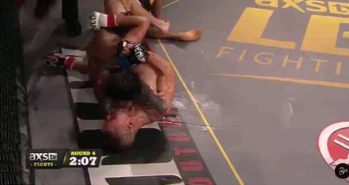 Scary late stoppage at Legacy 56