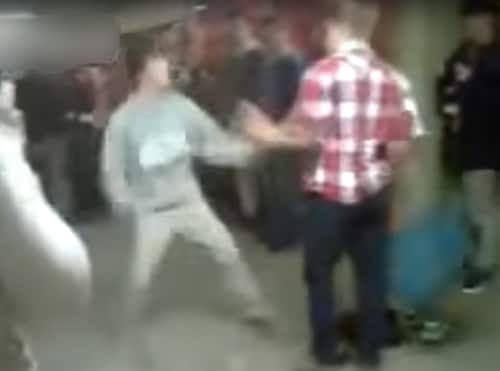 School bully handled like a rag doll