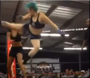 Holy F@$%ing Crocodile Whips Her Tail, another HFS moment from MixedMartialArts.com